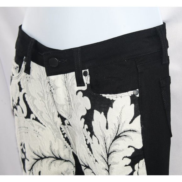 Anthro Paige Embroidered Jeans Emily Ultra Skinny - Picture 8 of 13